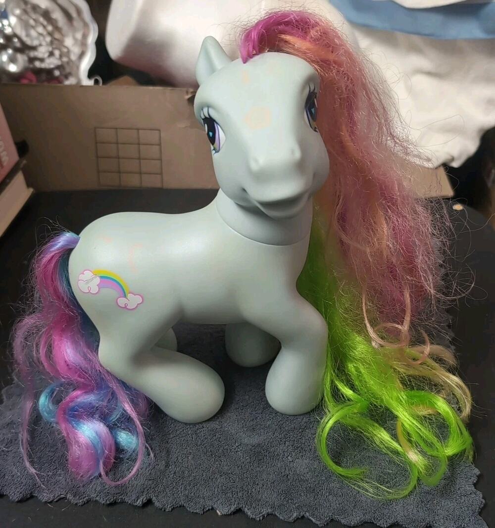 2005 MY LITTLE PONY Rainbow 🌈 DASH 8 1/2" T Figure w/Rainbow Mane & Tail Rare